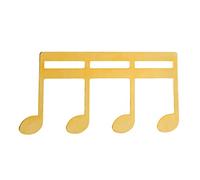 LMHHMIN Clip per spartiti Modello di nota Delicata clip per libro di musica Porta pagine per chitarra per pianoforte (Oro)