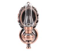 LMHHMIN Dollhouse Wall Lamp Toggle Switch Clear Lampshade 1:12 Scale Miniature LED Wall Light for Dollhouse Living Room Kitchen (Bronzo)