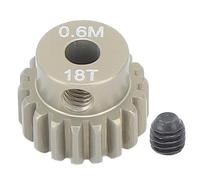 LMHHMIN M 0.6 Pignone per Motore a spazzole senza spazzole con Albero da 3,175 mm per Auto Cingolata 1/8 1/10 Universale (18T)