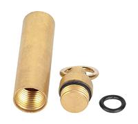 LMHHMIN Serbatoio Impermeabile Esterno Scatola con Guarnizione in Ottone Mini Magazzino Impermeabile in Metallo Strumento edc Portatile