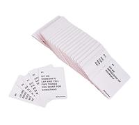 LMHHMIN Sfi il gioco delle carte per festività natalizi uomini donne divertenti divertenti set di carte inglesi competere
