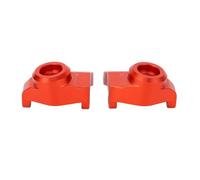 LMHHMIN Sostituzione della tazza dello sterzo in metallo per auto RC Coppa dello sterzo RC in lega di alluminio Pezzi di ricambio per auto RC per SCX10 PRO (Rossa)