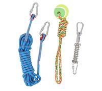 LMHHMIN Spring Pole Dog Corda Giocattoli Interattivi Appesi Bungee Giocattoli per Cani per Cani di Taglia Media 16,4 Piedi
