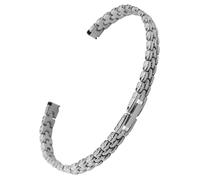 LMINGZE Cinturini for Orologi da Donna, 6 mm, 8 mm, 10 mm, 12 mm, Bracciale in Metallo, Cinturino for Orologio Universale in Acciaio Inossidabile di Piccole Dimensioni(Silver,10mm)