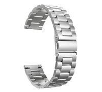 LMINGZE Cinturini for Orologi in Acciaio Inossidabile da 20 mm e 22 mm, Cinturino for Orologio in Metallo a sgancio rapido con Fibbia a Farfalla, Braccialetto Universale(Silver,22mm)