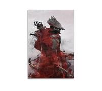 LMJUSNEFNC Bloodborne - Poster decorativo da parete con videogiochi, stampa artistica su tela, poster decorativo moderno, per camera da letto, 60 x 90 cm