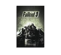 LMJUSNEFNC Fallout 3, poster decorativo da parete su tela, stampa artistica moderna, per camera da letto, 20 x 30 cm