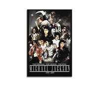 LMJUSNEFNC Poster decorativo da parete di Michael Jackson, stampa artistica su tela, poster decorativo moderno, per camera da letto, 40 x 60 cm