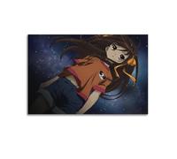 LMJUSNEFNC Poster decorativo da parete su tela a tema anime The Melancholy of Haruhi Suzumiya, poster decorativo moderno per camera da letto, poster decorativo per camera da letto, 20 x 30 cm