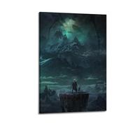 LMJUSNEFNC Poster decorativo da parete su tela, motivo: Hobbit Tolkien, della Terra di Mezzo, poster decorativo moderno per camera da letto, per camera da letto (30 x 45 cm)