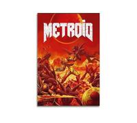 LMJUSNEFNC Poster decorativo da parete su tela, motivo: Metroid Doom, poster decorativo moderno per camera da letto, per camera da letto, 20 x 30 cm