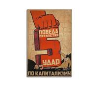 LMJUSNEFNC Poster decorativo da parete su tela, motivo: propaganda sovietica di Stalin, poster decorativo moderno per la camera da letto, 20 x 30 cm