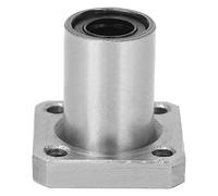 LMK Linear Motion Bearing | High Accuracy Flange Bearing Steel LMK13UU / LMK12UU / LMK8UU / LMK6UU | Smooth Movement for CNC/Automation/Engraving Machines (LMK6UU)