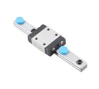 LML7B Miniature Linear Rail Guide 7mm Width | 4 - Point Interaction Design for All - Direction Load | Accurate Slide Block for Automation Equipment | Bearing Steel Construction (70mm)
