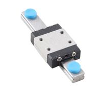LML7B Miniature Linear Rail Guide 7mm Width | 4 - Point Interaction Design for All - Direction Load | Accurate Slide Block for Automation Equipment | Bearing Steel Construction (55MM)