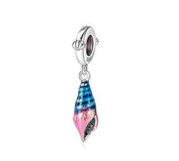LMLMECREA Ciondoli in argento sterling 925, perle per bracciale e collana da donna, perle europee compatibili con Pandora, Argento sterling, Zirconia cubica