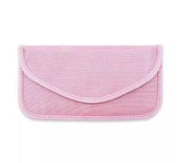LMLXYZ Borsa Faraday Borsa Faraday, Custodia Faraday Con Blocco RFID, Schermatura Del Segnale WiFi/GSM/LTE/NFC, Protezione Antifurto Per Auto E Telefono (Color : Pink, Size : 20cmx10cm)