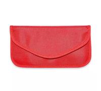 LMLXYZ Borsa Faraday Borsa Faraday, per Blocchi Multiscudo di Segnali Wireless, Protegge L'elettronica da Hacking E Spionaggio (Color : Red, Size : 20cmx10cm)