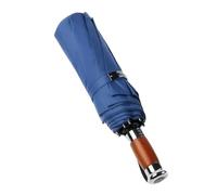 LMLXYZ Ombrello Pieghevole Grande Ombrello Automatico 1,25 Metri Uomini d'Affari Pieghevole Ombrello Pioggia Antivento Doppio Strato Golf Ombrelli Maschio-Blu