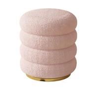 LMMIAOZ Sgabello per Il Trucco Morbido e Delicato sulla Pelle con Contenitore, Sgabello Rotondo per Uso Domestico, Soluzione di Seduta Elegante e Comoda per la Tua Routine di Bel