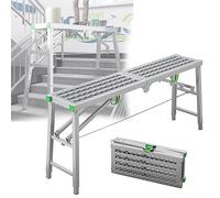 LMMIAOZ Torre di impalcatura Pieghevole Regolabile in Altezza, Scala, Sgabello, Panca, 5 Marce, Piattaforma di Lavoro Multiuso per Decorazioni, Pulizia e Costruzione, Design a ma