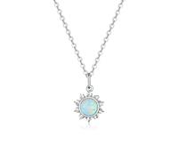 LMMSHA 925 Ciondolo Pendente Solare in Argento Sterling collane a Catena Apollo per Le Donne di Compleanno