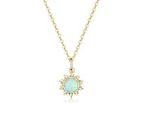 LMMSHA 925 Ciondolo Pendente Solare in Argento Sterling collane a Catena Apollo per Le Donne di Compleanno