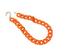 LMMSHA Accessori Colora Colowful Perline Collace for Women, Rainbow Collana Colorful Charine Collane Collaro Wide Catena Gioielli
