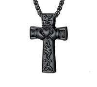 LMMSHA Accessorio Funerale Cremazione celtica per Uomini Donne, ricordo Croce Clice - Mandace Celtic Collana Cross Irlandese Birthday