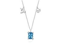 LMMSHA dodici Costellazione Collana 925 Argento Luce Estiva Lusso clavicola Regalo di Compleanno la Fidanzata collane per Donne alla (Colore: c)