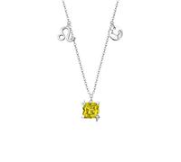 LMMSHA dodici Costellazione Collana 925 Argento Luce Estiva Lusso clavicola Regalo di Compleanno la Fidanzata collane per Donne alla (Colore: c)