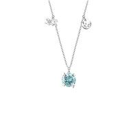 LMMSHA dodici Costellazione Collana 925 Argento Luce Estiva Lusso clavicola Regalo di Compleanno la Fidanzata collane per Donne alla (Colore: c)