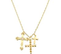 LMMSHA Men, Necklace Chain Gioielli Uomini Donne Vita Sospensione Croce Caspila Cipcala Collana a Catena Lunga