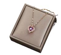 LMMSHA Necklace Chain Men Women Weighties Heart Collana per Le Donne