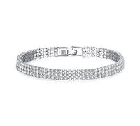 LMMSHX Tre File da Tennis esercitazioni Complete da 2 mm 19 cm Bracciale per Donne