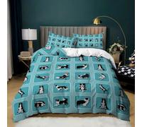 LMMSMGS Copripiumino Matrimoniale Barriera Corallina Copripiumino Matrimoniale 260x240 Stampato in 3d Biancheria da Letto con Cerniera in Morbida Microfibra e 2 Federe 50x80 cm