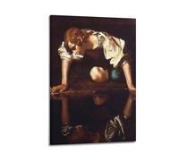 LMMZPUD Caravaggio Narciso Poster decorativo da parete su tela, stampa artistica moderna per camera da letto, 20 x 30 cm