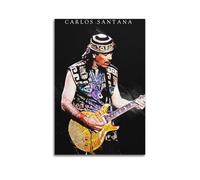 LMMZPUD Carlos Santana, poster decorativo da parete su tela, stampa artistica moderna, per camera da letto, 40 x 60 cm