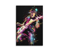 LMMZPUD Carlos Santana Poster2, poster decorativo da parete su tela, stampa artistica moderna, per camera da letto, 40 x 60 cm