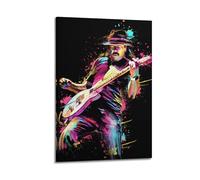 LMMZPUD Carlos Santana Poster2, poster decorativo da parete su tela, stampa artistica moderna, per camera da letto, 40 x 60 cm
