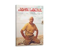LMMZPUD Poster decorativo da parete con John Locke, stampa moderna su tela, poster decorativo per camera da letto, per camera da letto (50 x 75 cm)