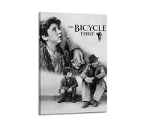 LMMZPUD Poster decorativo da parete del film Ladri di biciclette, stampa artistica su tela, poster decorativo moderno, per camera da letto, per camera da letto (30 x 45 cm)