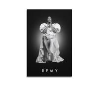 LMMZPUD Poster decorativo da parete su tela con immagine di Remy Ma Singer, stampa moderna, per camera da letto, 20 x 30 cm