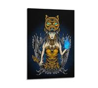 LMMZPUD Poster decorativo da parete su tela, motivo caccia con potere magico, stampa artistica moderna, per camera da letto, per camera da letto, 60 x 90 cm