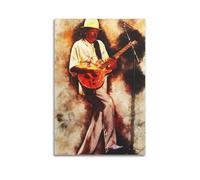 LMMZPUD Poster di Carlos Santana, poster decorativo da parete su tela, stampa moderna, per camera da letto, 40 x 60 cm
