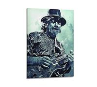 LMMZPUD Poster di Carlos Santana, poster decorativo da parete su tela, stampa moderna, per camera da letto, 40 x 60 cm