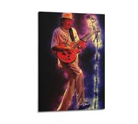 LMMZPUD Poster di Carlos Santana, poster decorativo da parete su tela, stampa moderna, per camera da letto, 40 x 60 cm