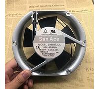 LMNCBVYA - 109S072UL 115 V grande ventilatore del volume d'aria con doppio cuscinetto a sfera senza manutenzione, 83 CFM flusso d'aria 17CM metallo ventilatore di scarico a flusso assiale