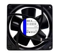 LMNCBVYA 12CM 4600N 115V 20W All Metal Axial Cooling Fan - 120x38mm, 2-Wire Design for Efficient Cooling
