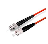LMNCBVYA 15m Multimode Fiber Optic FC-ST Fusion Splicing Pigtail Extension Cord - High-Performance Fiber Optic Patch Cord